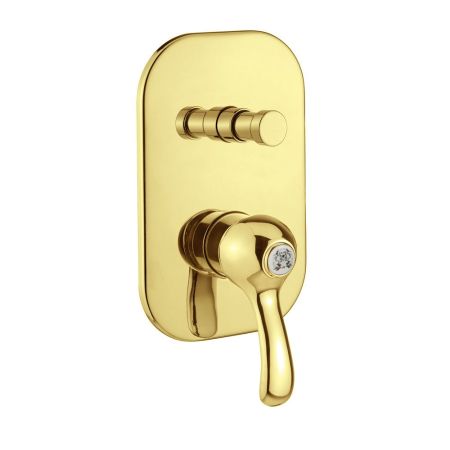 LEM См-ль моноком. скрытого монтажа, 2-х позиционный с девиатором, золото, артикул 25887