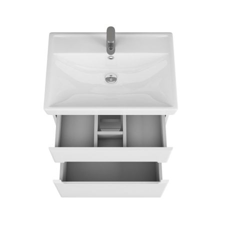 Тумба Nyborg 70, 2 ящика, белая, артикул OW06.02.00