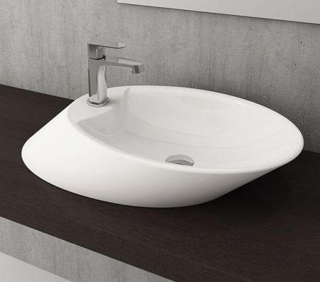 Раковина-чаша Bocchi Vessel 70 1021 Белая глянцевая