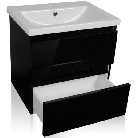 Тумба подвесная "Даймонд 70", Комо 70, Люкс белая, PLUS, артикул СС-00000498