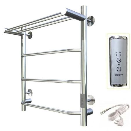 Электрический полотенцесушитель Тругор ПЭК 6 П СП 60x50 с полкой Хром