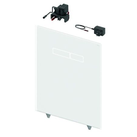 Верхняя панель TECElux с сенсорным блоком управления, стекло черное, артикул 9650003