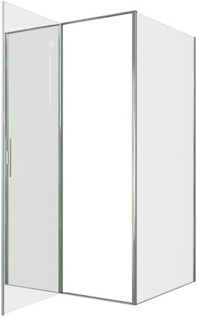 Душевой уголок Allen Brau Priority 120x100 3.31031.00 + 3.31046.00 хром, артикул 3.31031.00 + 3.31046.00