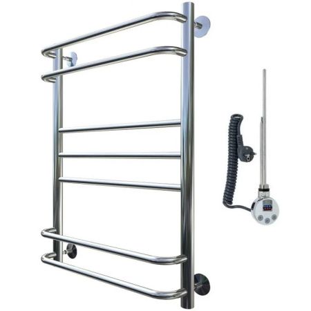 Электрический полотенцесушитель Тругор Идеал Комби 3 элТЭН 80x60 Хром