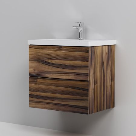 M90FHX0602HF Gem, База под раковину, подвесная, 60 см, 2 ящика, цвет: орех, артикул M90FHX0602HF