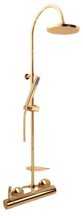 Душевая система Webert Rimini RI870105010, золото, артикул RI870105010