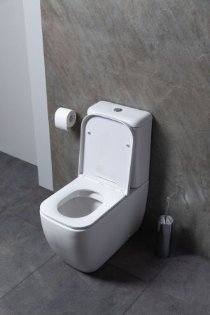 Чаша напольного унитаза Allen Brau Infinity 4.21001.20 белый глянец, артикул 4.21001.20