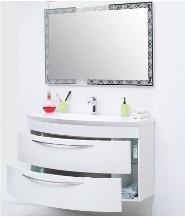 Тумба под раковину De Aqua Лонг 120 белый, артикул 00187921