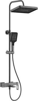 Душевая система BELZ B24658-3, оружейная сталь