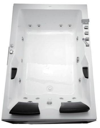 Акриловая ванна Gemy G9061BL 182х122 с гидромассажем