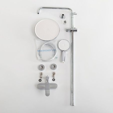 STYLUS-CD-NOP Душевая стойка со смесителем, черный матовый, артикул STYLUS-CD-NOP