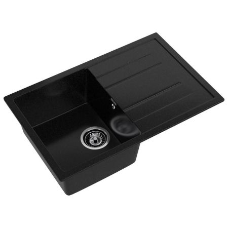 Кухонная мойка GranFest QUADRO 780L, черный, артикул Q-780L черный