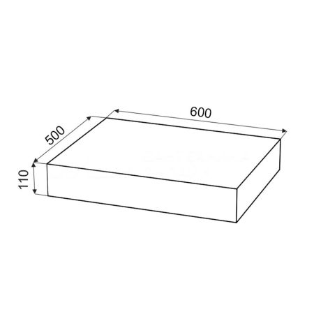 Столешница Velvex Unit 60, дуб французский, артикул st.UNI.60-67