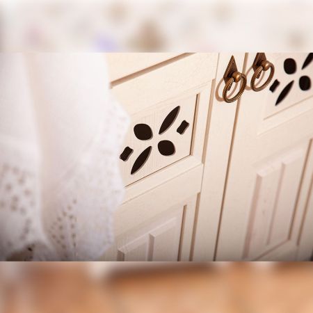 Комплект мебели для ванной Бриклаер КАНТРИ 60K, бежевый, артикул КАНТРИ 60K