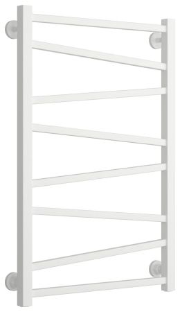 Полотенцесушитель, Сунержа, Сирокко, водяной, ширина, мм-500, глубина, мм-75, высота, мм-800, подключение-нижнее, мощность, Вт-451, материал-нержавеющая сталь, цвет-белый матовый, артикул 30-0253-8050