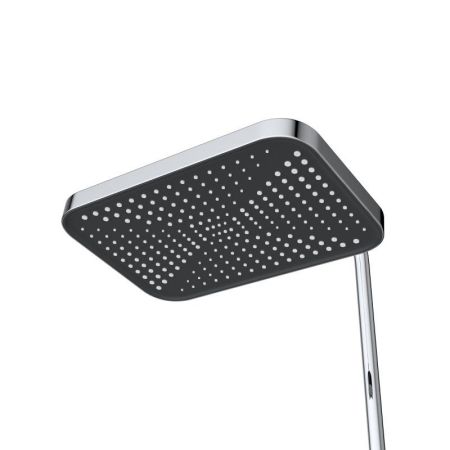 DUE Комплект для ванной - душевая стойка и смеситель для раковины, артикул DUE-DOCM/LVM-CRM