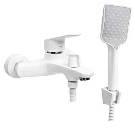 Смеситель для ванны Славен СЛ-ОД-Г3Б, белый