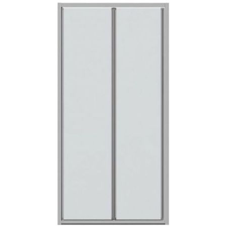 Душевая дверь Bravat Line 100 BD100.4121A профиль Хром стекло прозрачное, артикул BD100.4121A