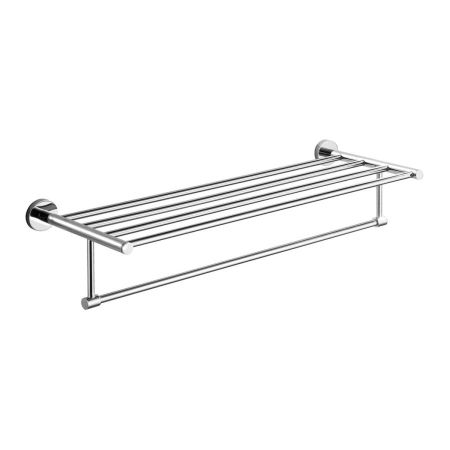 Полка SAMBA металлическая для полотенец со штангой, 630 мм, хром, Sapho, артикул SB114