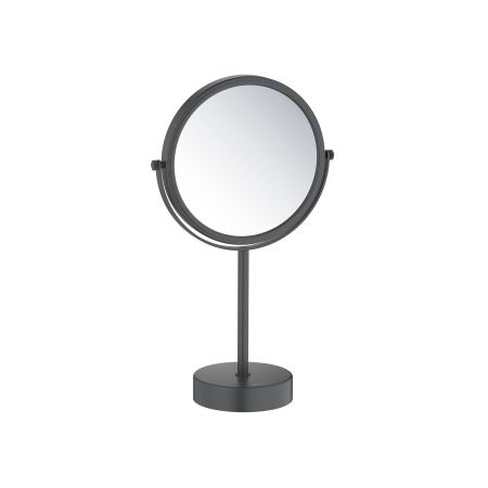 Зеркало косметическое настольное 5х AQUATEK, матовый черный AQ4914MB, артикул AQ4914MB