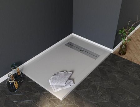 Душевой поддон Aquanet Delight 140х80 серый, артикул 00258884