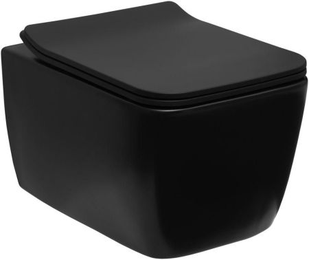 Чаша подвесного унитаза Allen Brau Liberty 4.33007.31 черный матовый, артикул 4.33007.31