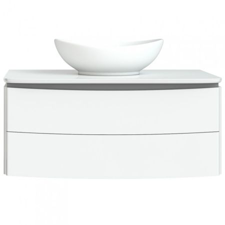 Тумба под раковину Vigo Cosmo 100 подвесная Белая