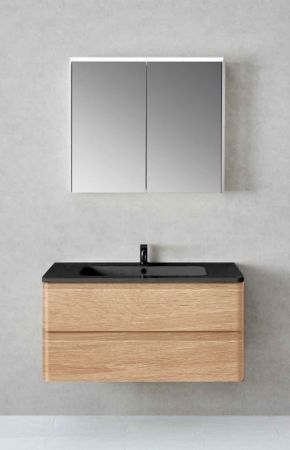 Тумба под раковину Vincea Alba VMC-1A100WO подвесная W.Oak, артикул VMC-1A100WO