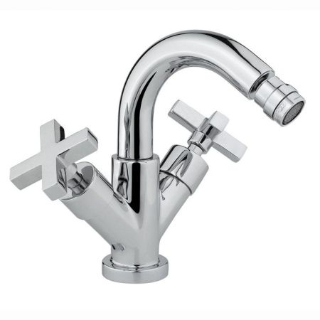 Nicolazzi M.Croce Смеситель для биде с 2мя ручками, излив: 135мм, цвет: хром, артикул 2237CR27