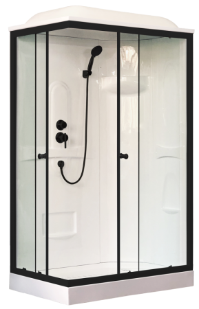 Душевая кабина Royal Bath RB 8120HP1-T-BL (прозрачное) правая, артикул RB8120HP1-T-BL-R