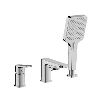 Смеситель на борт ванны BELZ B66715, хром