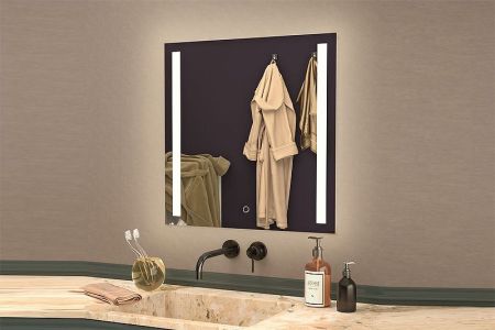 Зеркало Orange Line 75 Li-75ZE с подсветкой с сенсорным выключателем, артикул Li-75ZE