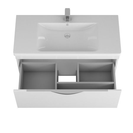 Тумба Sjel 100, белый лак, артикул OW25.03.00