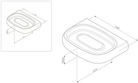 A3034200 Sensation, Стеклянная мыльница с настенным держателем, хром, шт, артикул A3034200