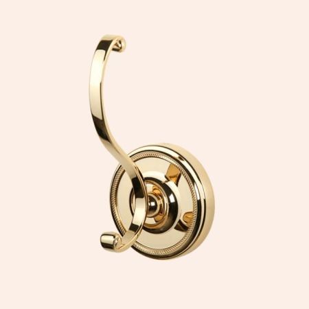 TW Bristol 016, крючок для полотенца, цвет держателя: золото, артикул TWBR016oro