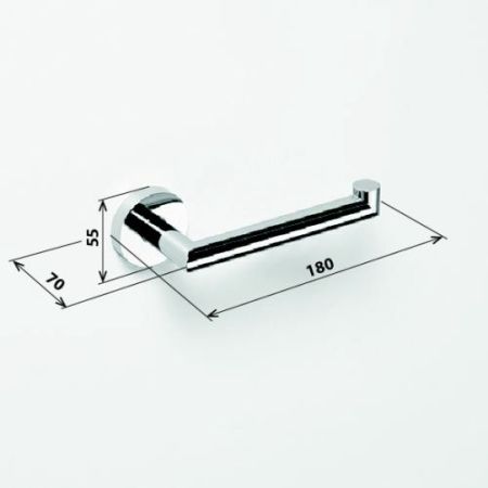 Держатель OMEGA туалетной бумаги правый 170*55*70, артикул 104212032