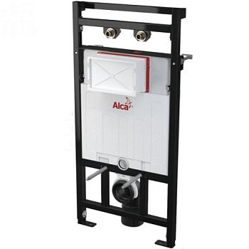 Монтажная рама Alcaplast A108F/1100 для видуара и смесителя Черная