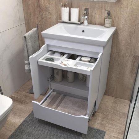 Тумба с раковиной напольная VIGO Grani 284, 60 см, артикул 284-com