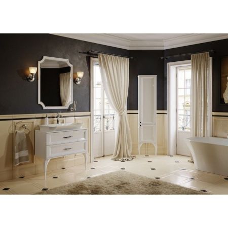 "LaDonna" тумба под умывальник, цвет белый LAD0108W, ТМ «AQWELLA», артикул LAD0108W