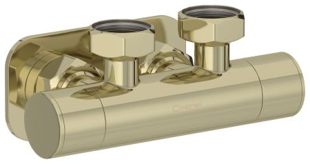 Вентиль 2х3/4" угловой скрытый-скрытый EU50 (Шампань)