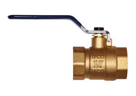 Кран шаровой RM-L ВР-ВР 1 1/4 муфтовый ручка Ду32 Ру30 (11Б27п1), артикул RML-114FFL