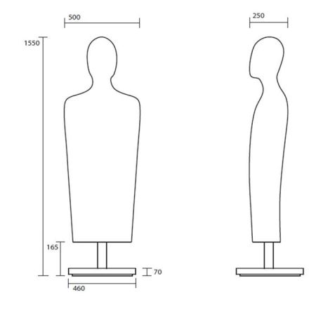 Kerasan Artwork Манекен Adam, цвет белый глянцевый, артикул 4720K1