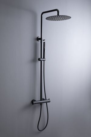 Душевая стойка Allen Brau Fantasy 5.11001-31 черный матовый, артикул 5.11001-31