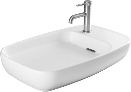 Раковина накладная Allen Brau Liberty 4.32012.21 белый матовый, артикул 4.32012.21