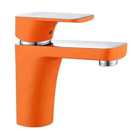 Смеситель для раковины D&K Berlin Kunste DA1432113 Хром Оранжевый, артикул DA1432113