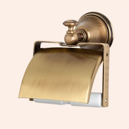 TW Harmony 219, держатель для т/б с крышкой, цвет держателя: бронза, артикул TWHA219br