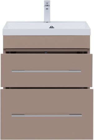 Тумба под раковину Aquanet Верона 60 капучино (2 ящика), артикул 00304536