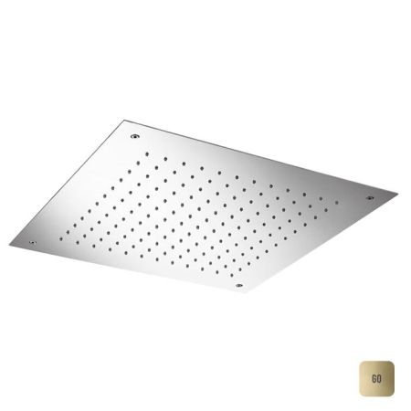 Almar Душевая лейка потолочная встраив., 500х500 мм, 1 режим, Gold Polished PVD, артикул E044024.GO
