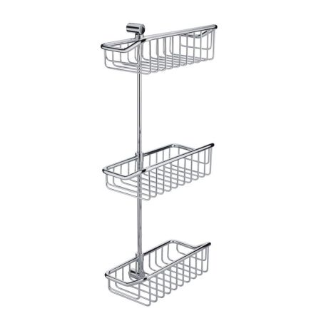 COMPLEMENTI Решетка тройная L26xP15xH60 см., хром, артикул 22041