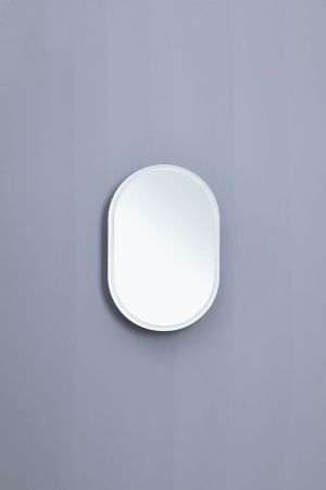 Зеркальный шкаф Aquanet Монте 60 белый, с LED подсветкой, артикул 00344788